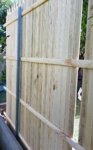 Processus d'installation de palissade