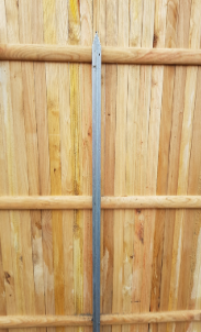 Installation d'un poteau métallique