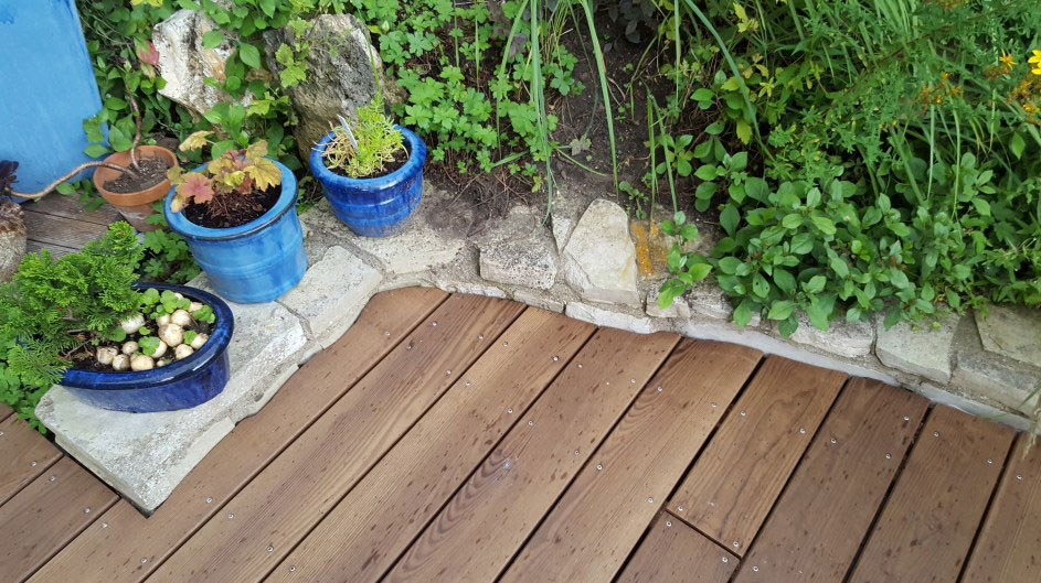 Aménagement d'une terrasse en bois