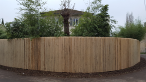 Palissade arrondie