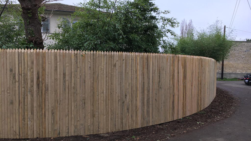 BooGardi Poteaux D'arbre Ronds Palissades Eois · Choix De 39 Tailles · ø 6cm, Longueur: 50cm